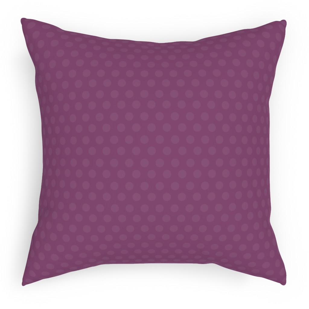 Bubbles - Purple Pillow, Woven, White, 18x18, Double Sided, Purple, Purple