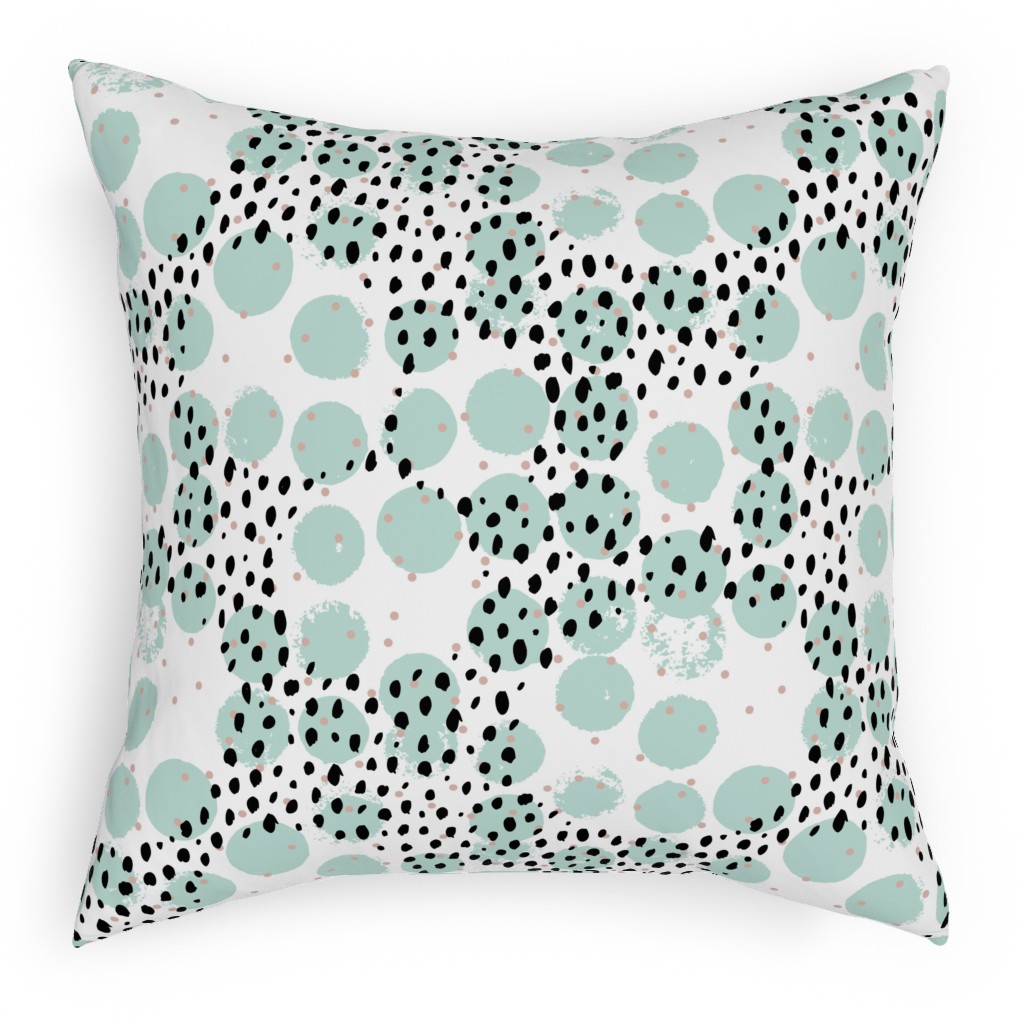 Green And White Pillows