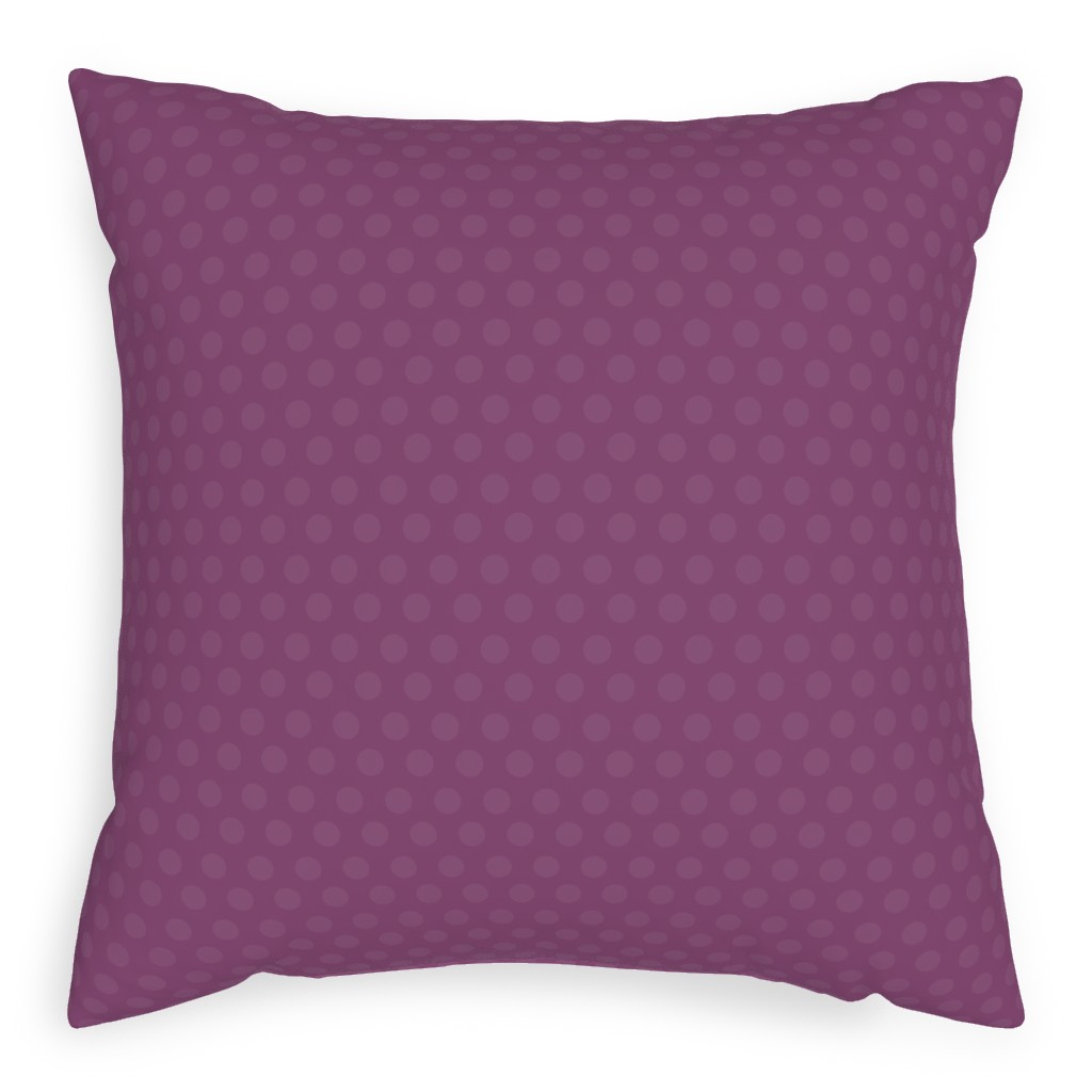 Bubbles - Purple Pillow, Woven, White, 20x20, Double Sided, Purple, Purple