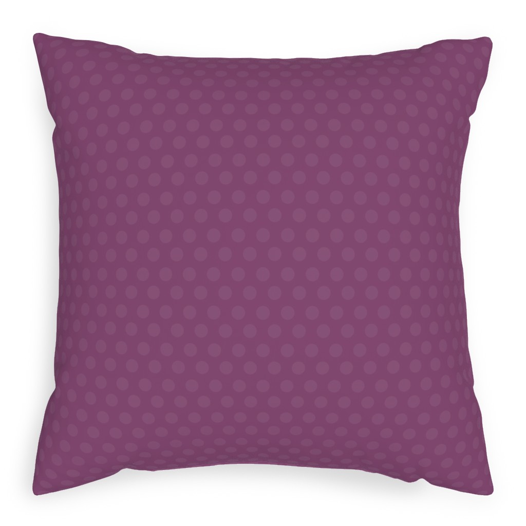 Bubbles - Purple Pillow, Woven, White, 20x20, Double Sided, Purple