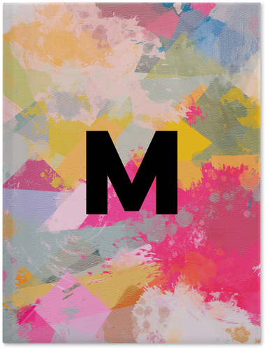 Abstract Colors Custom Text Journal, Multicolor