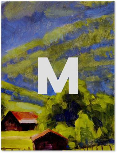 Mountain Barn Custom Text Journal, Multicolor