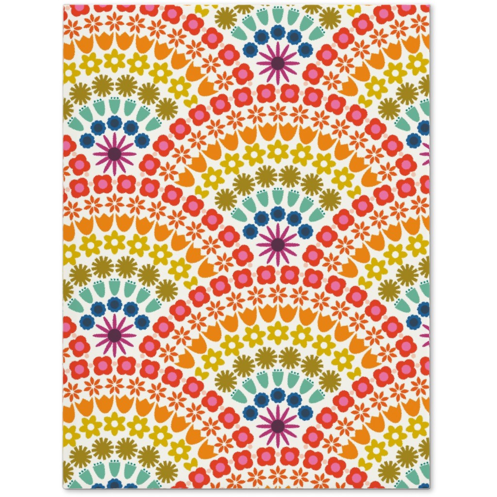 Rainbow Flower Scallops - Multi Journal, Multicolor