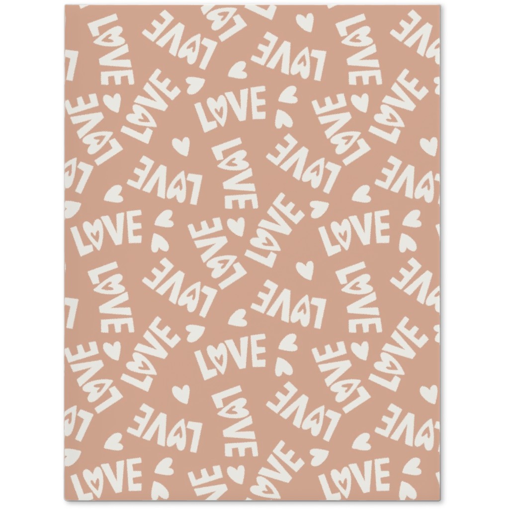 Retro Love - Muted Pink Journal, Pink