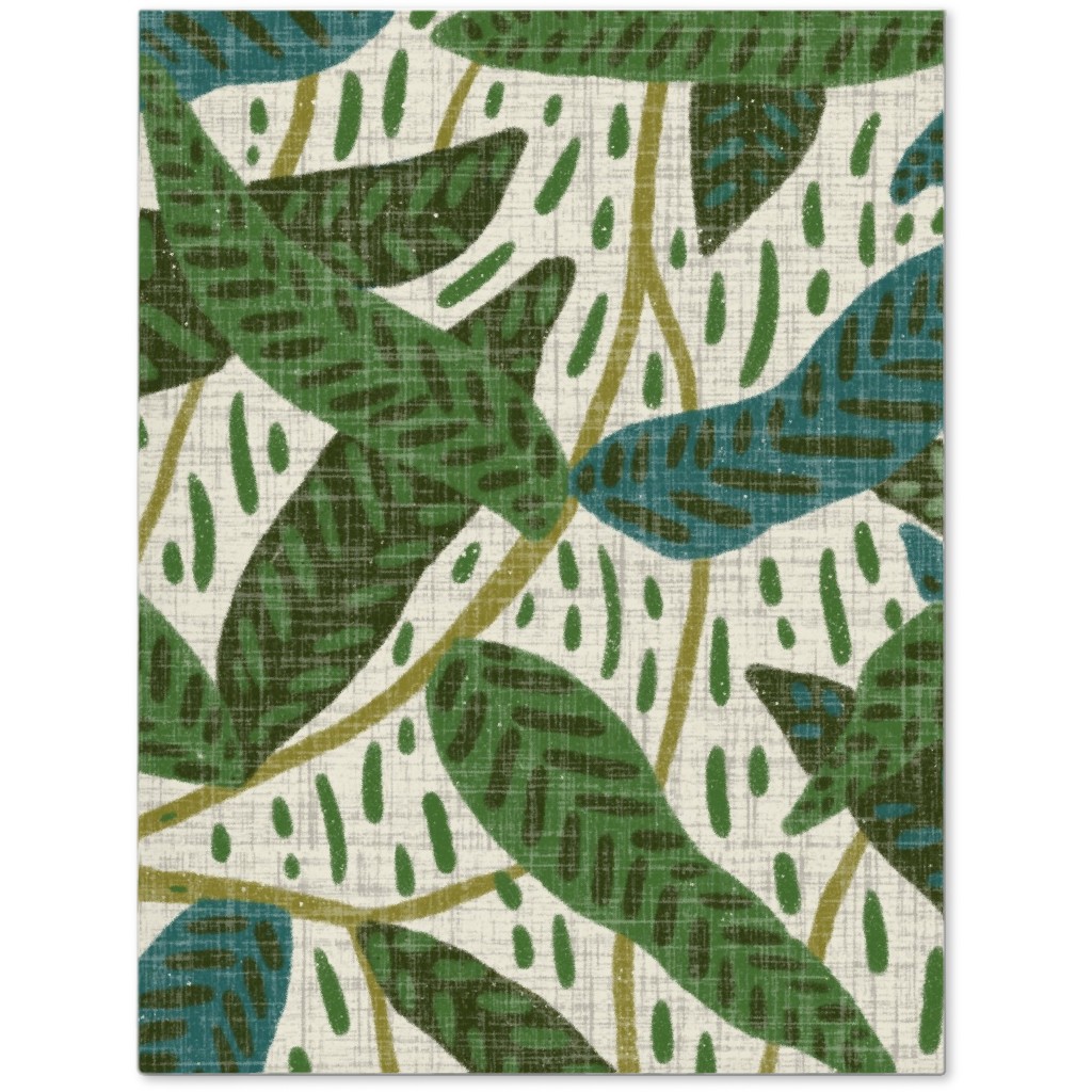 Jungle Foliage - Green Journal, Green