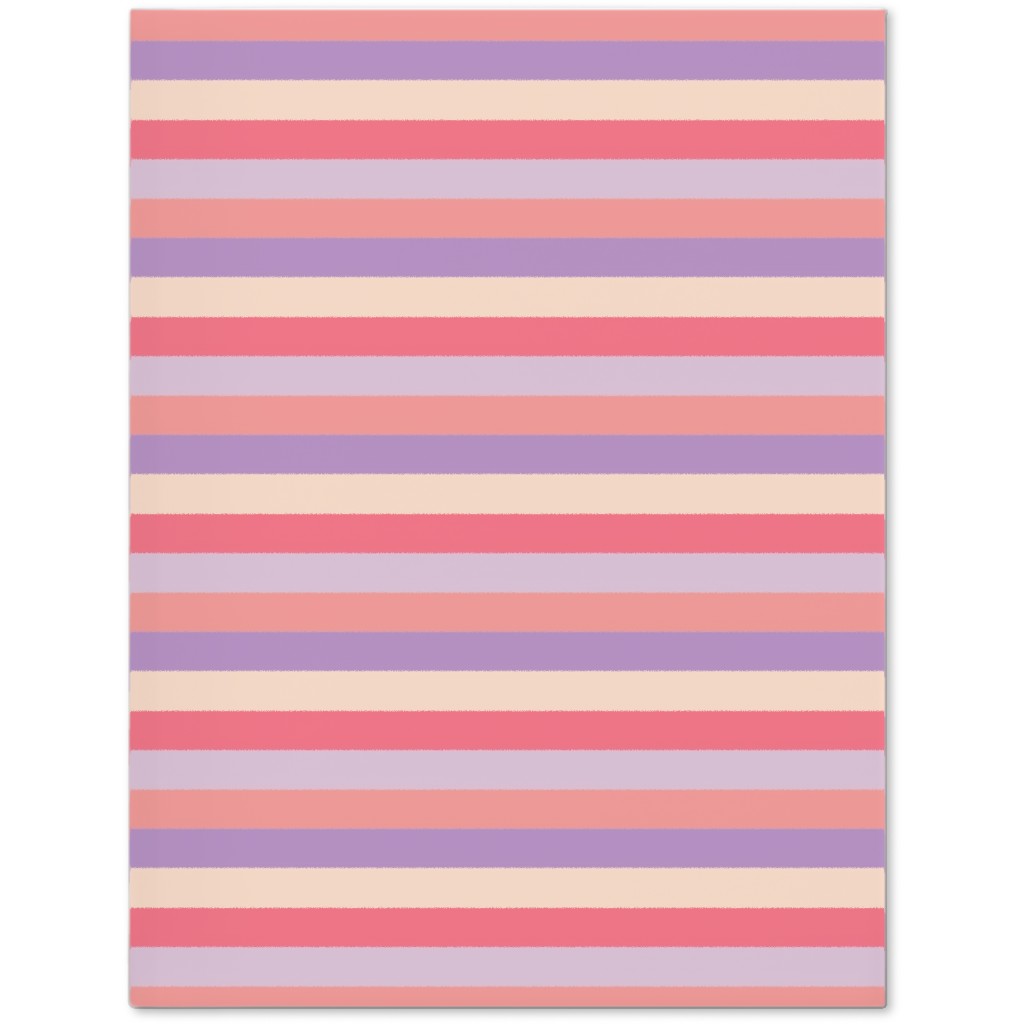 Lavender and Pink Stripe Journal, Multicolor