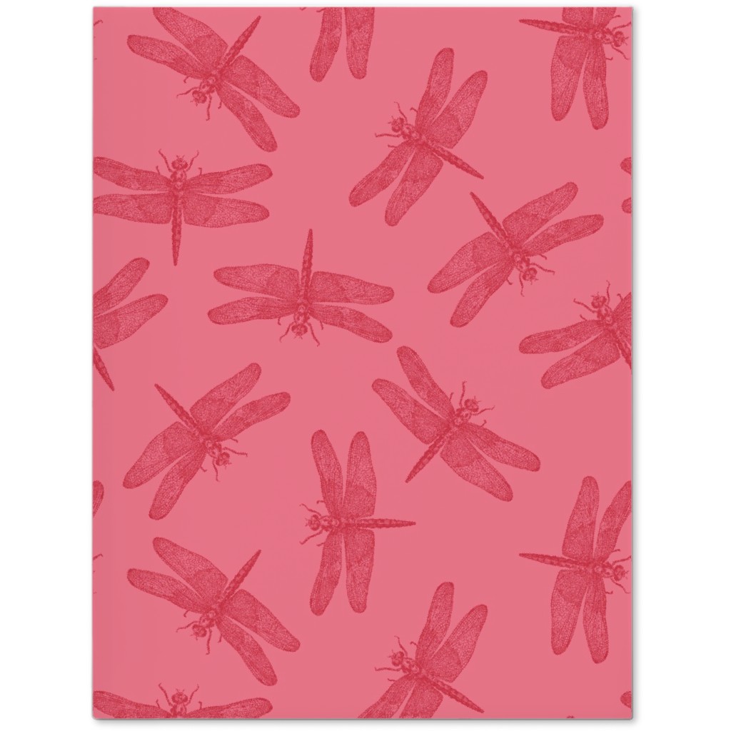 Vintage Dragonfly - Pink Journal, Pink
