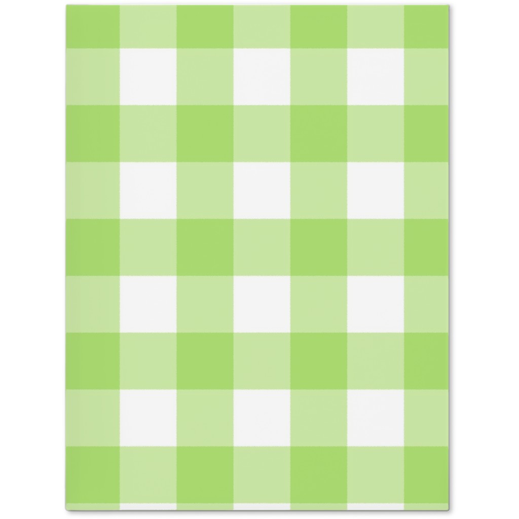 Gingham Checks Journal, Green