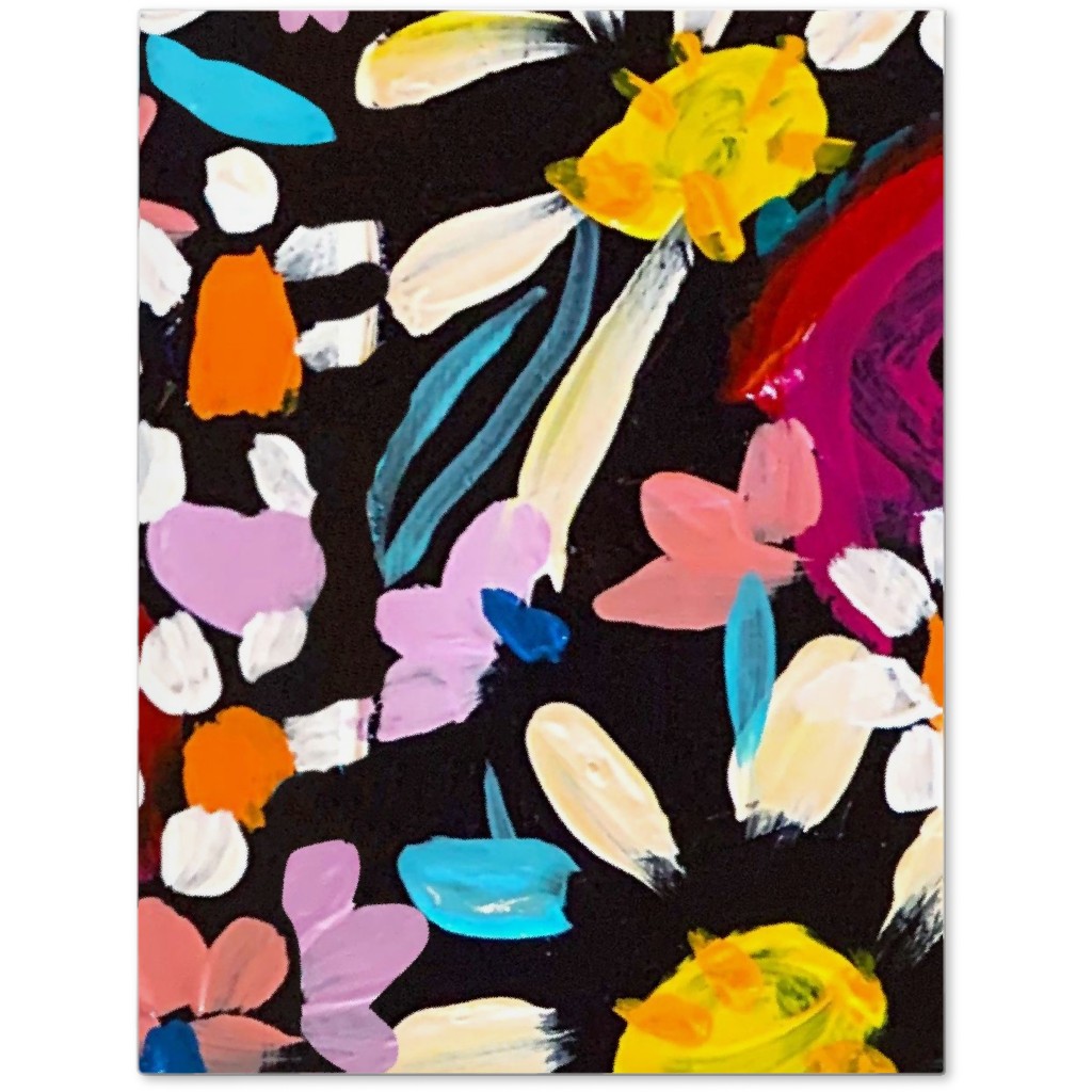 Summer Soiree Floral - Black Journal, Multicolor