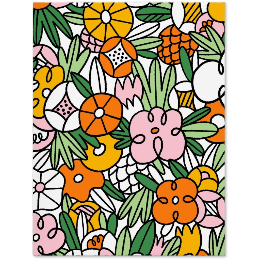 Crazy Wild Floral Pattern - Multi Journal, Multicolor