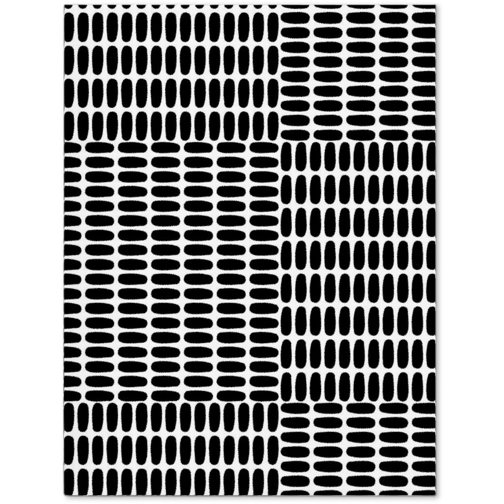 Basketweave - Neutral Journal, Black, Black