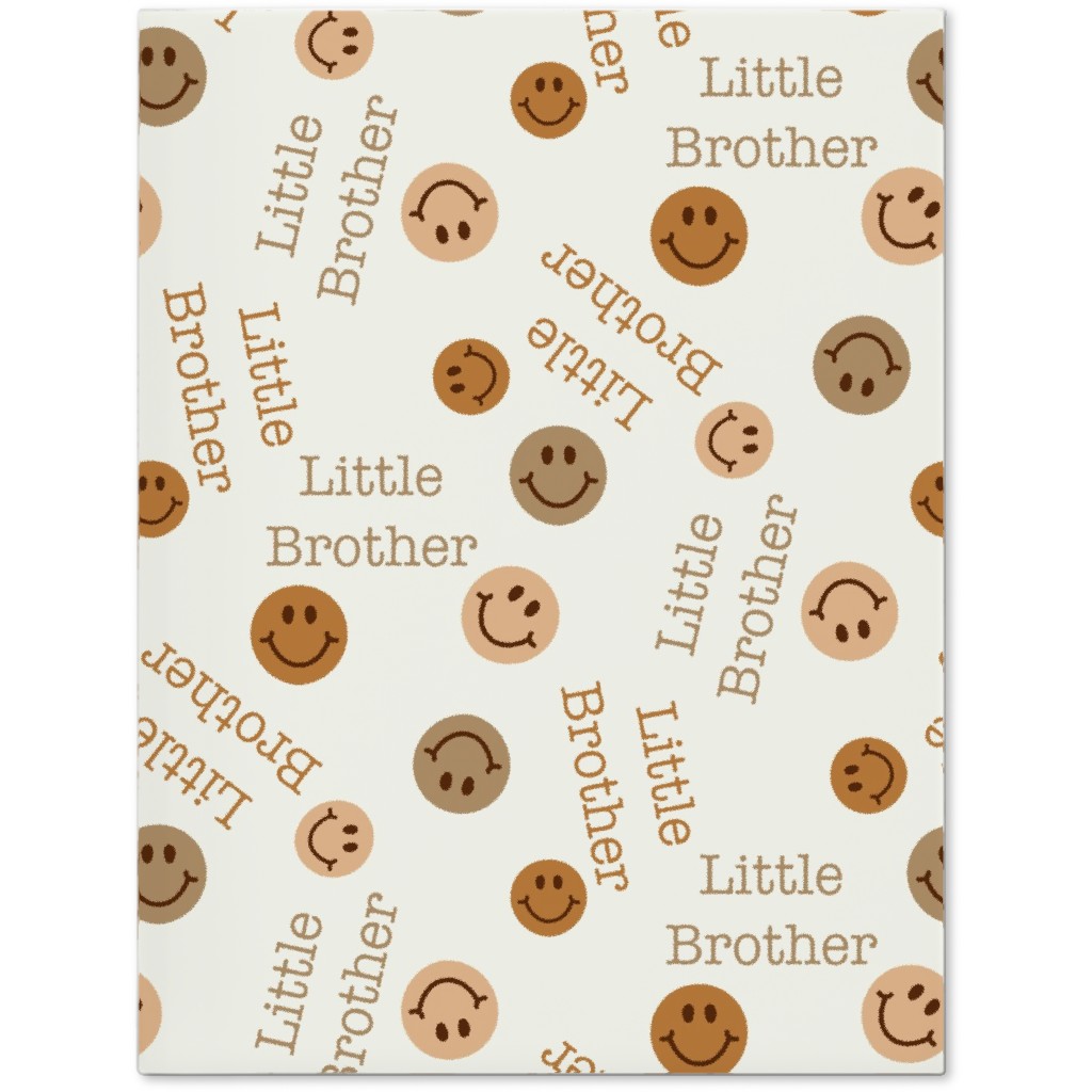 Little Brother - Smiley Boho - Muted Journal, Beige