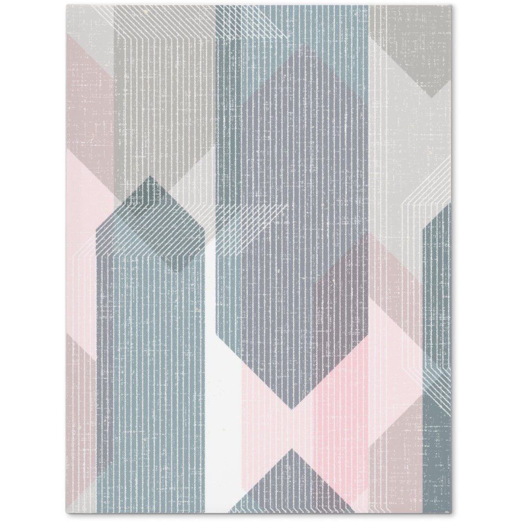 Deco Mod Hex Reflections - Sorbet Journal, Gray, Gray