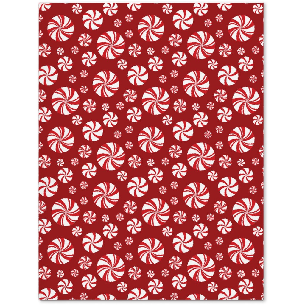 Nutcracker Peppermints on Red Journal, Red