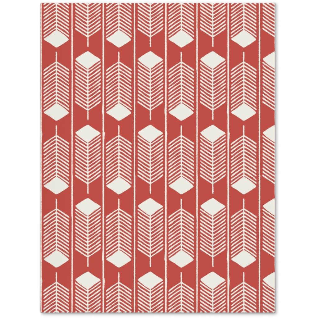 Feathers Charging - Red Journal, Red, Red