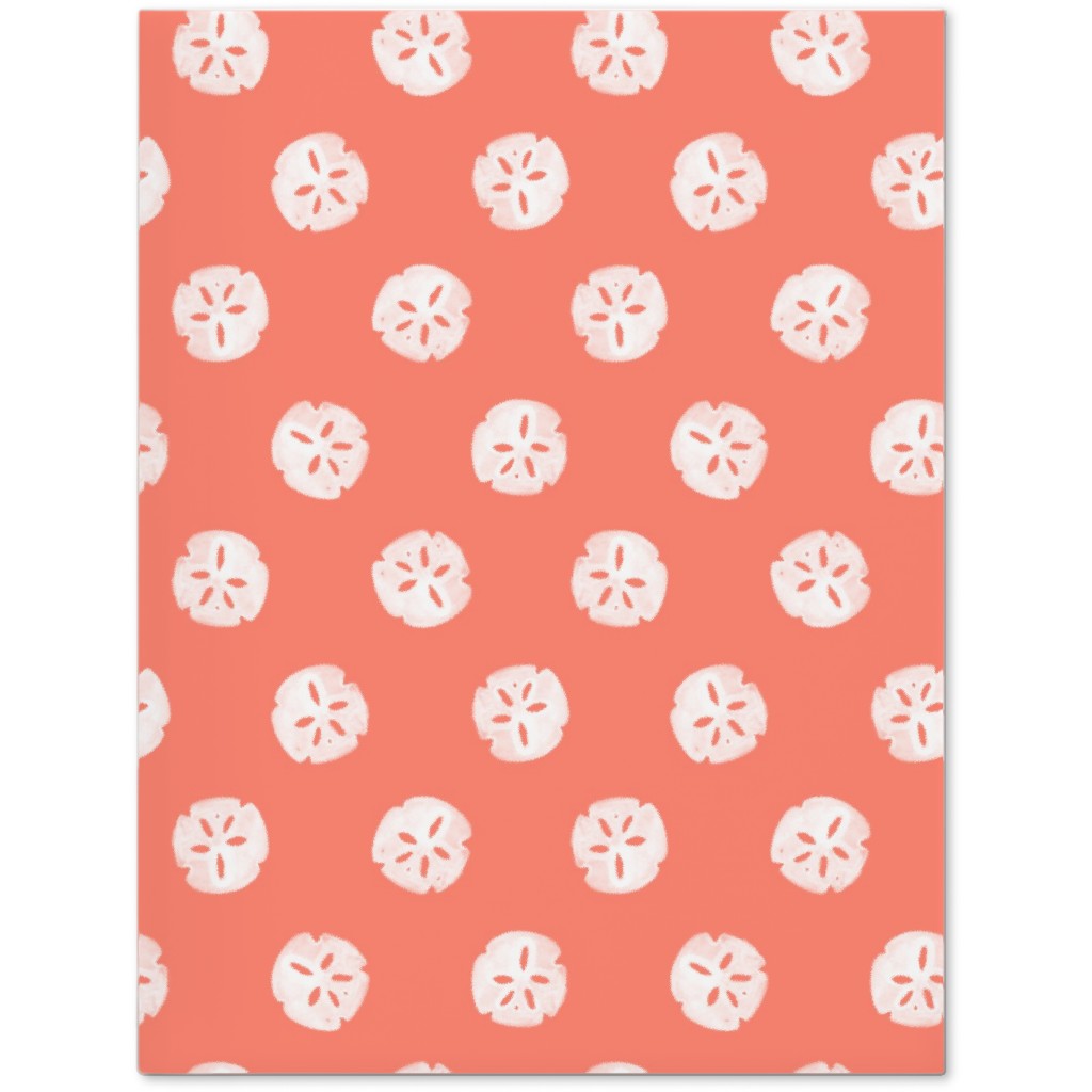 Sand Dollars - Coral Journal, Orange, Orange