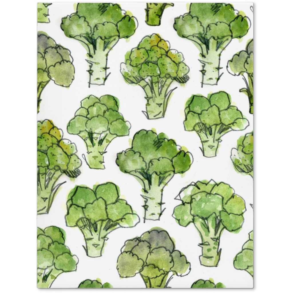 Broccoli - Green Journal, Green, Classic Green