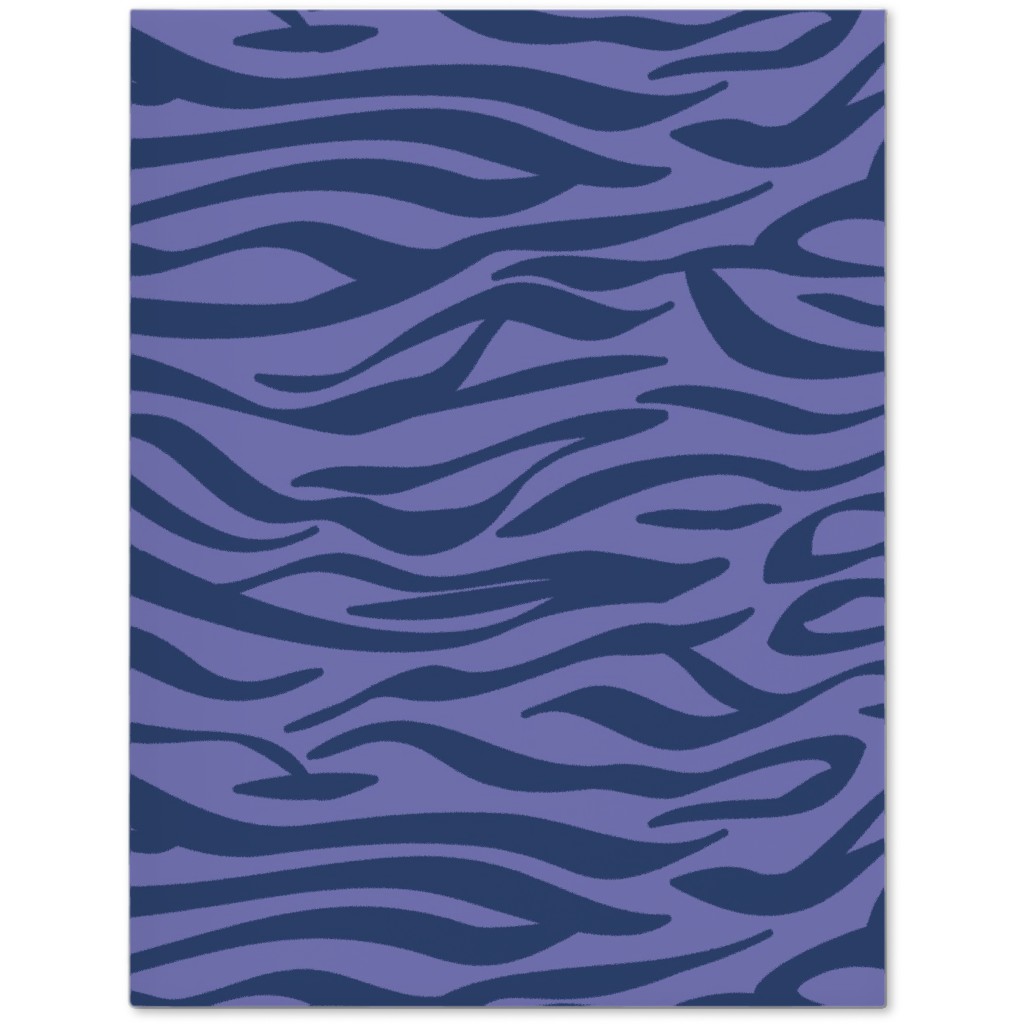 Zebra Animal Print - Purple Journal, Purple