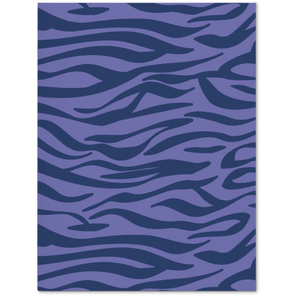 Zebra Animal Print - Purple Journal, Purple, Purple