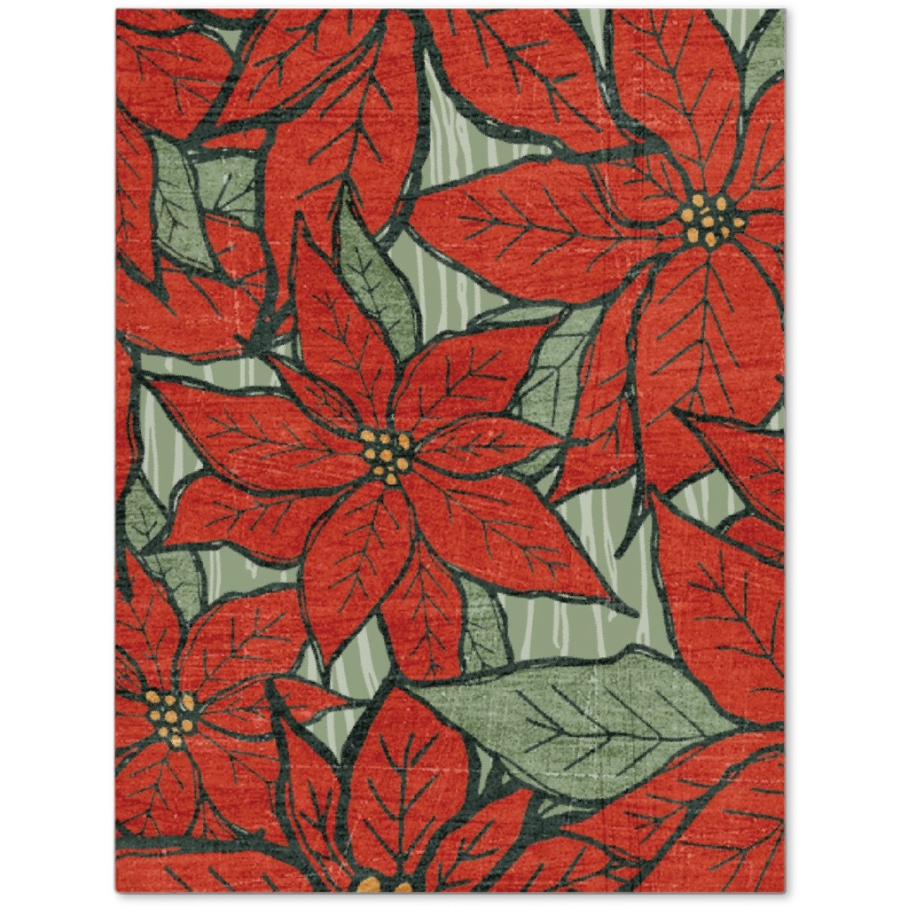 Wild Poinsettias Journal, Red, Red