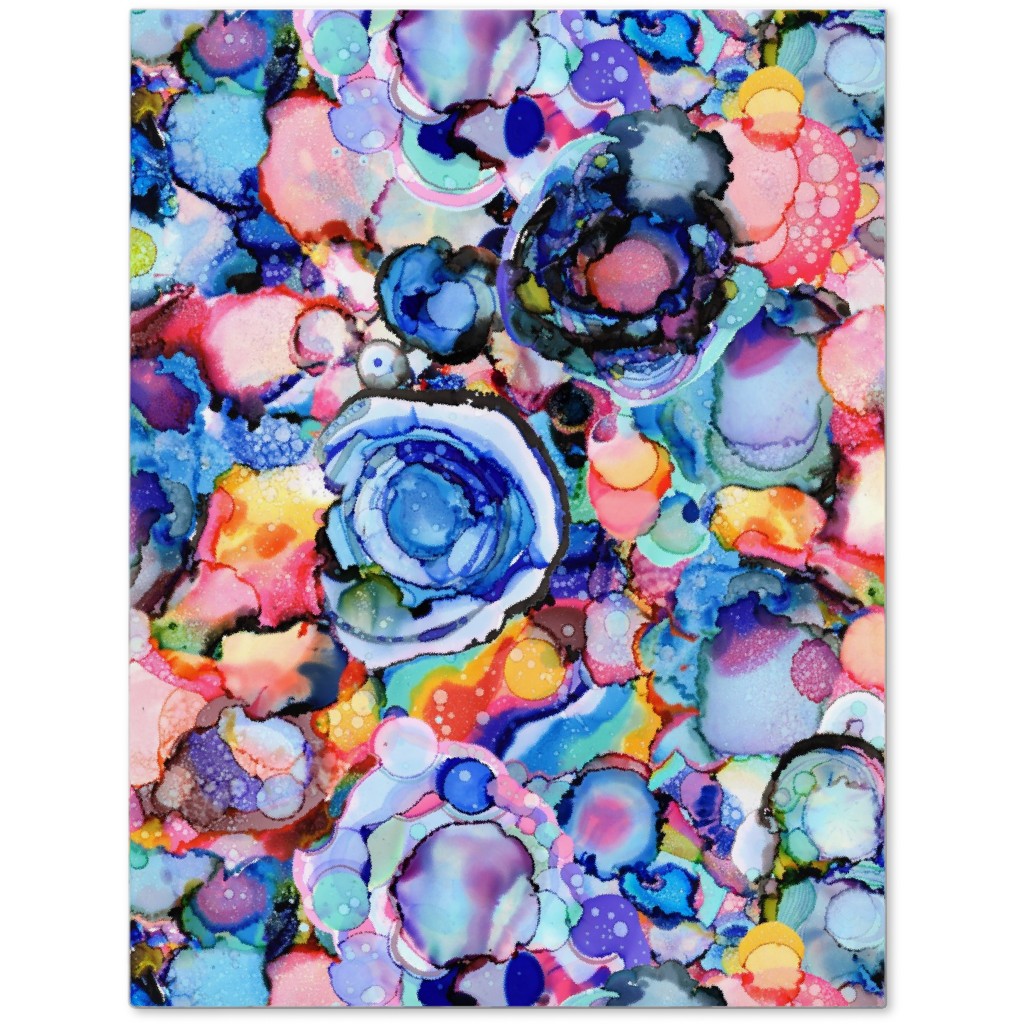 Rainbow Ink Abstract - Multi Journal, Multicolor