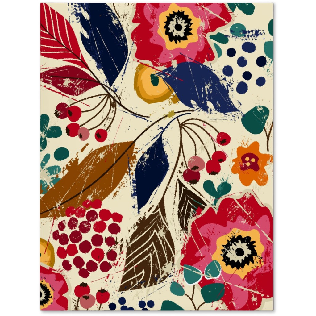 Botanical Block Print Journal, Multicolor