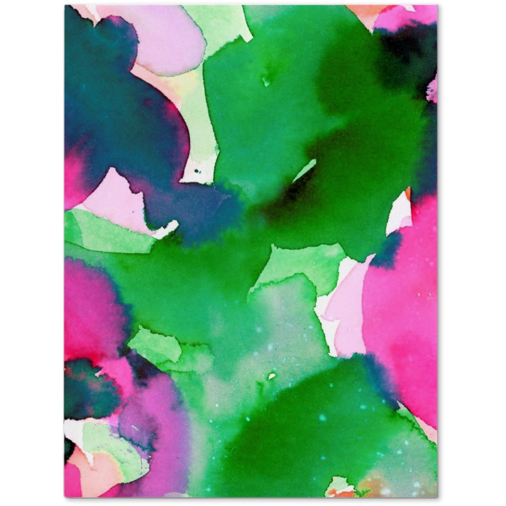 Abstract Flora Watercolor - Multi Journal, Multicolor