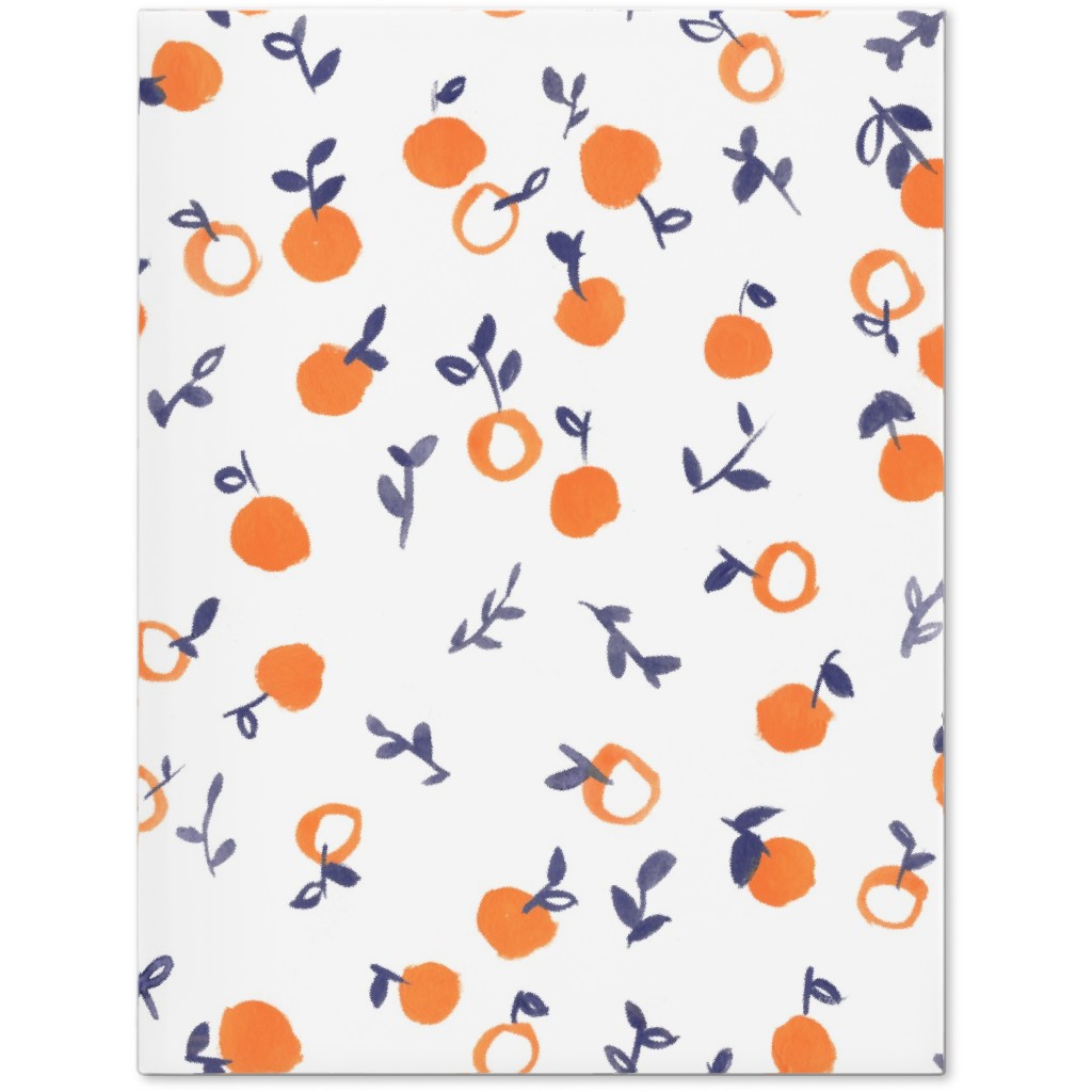 Whimsical Watercolor Orange Journal, Orange