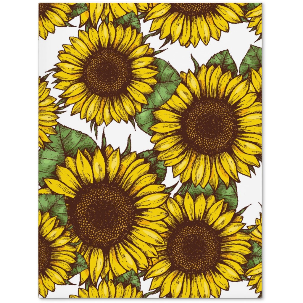 Sunflowers Journal, Yellow, Classic Yellow