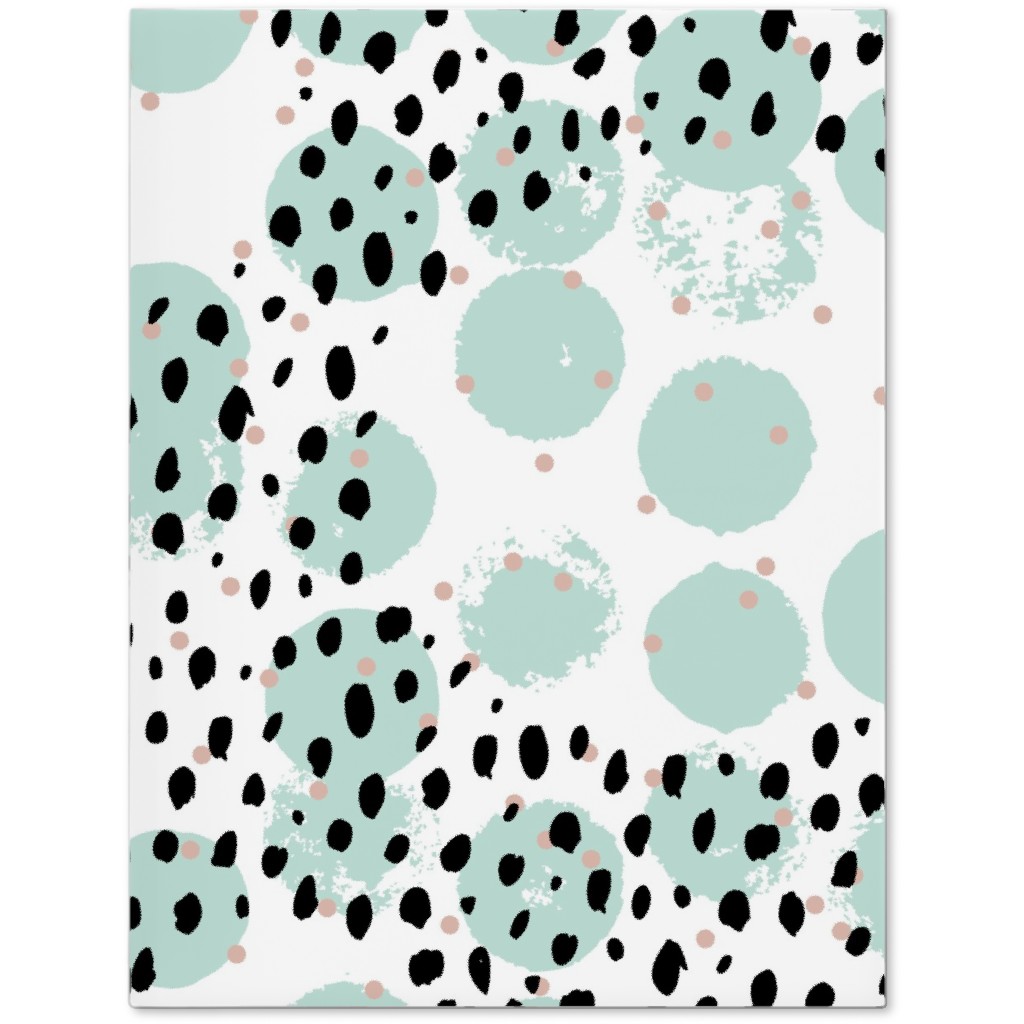 Abstract Rain - Green Journal, Green, Classic Green
