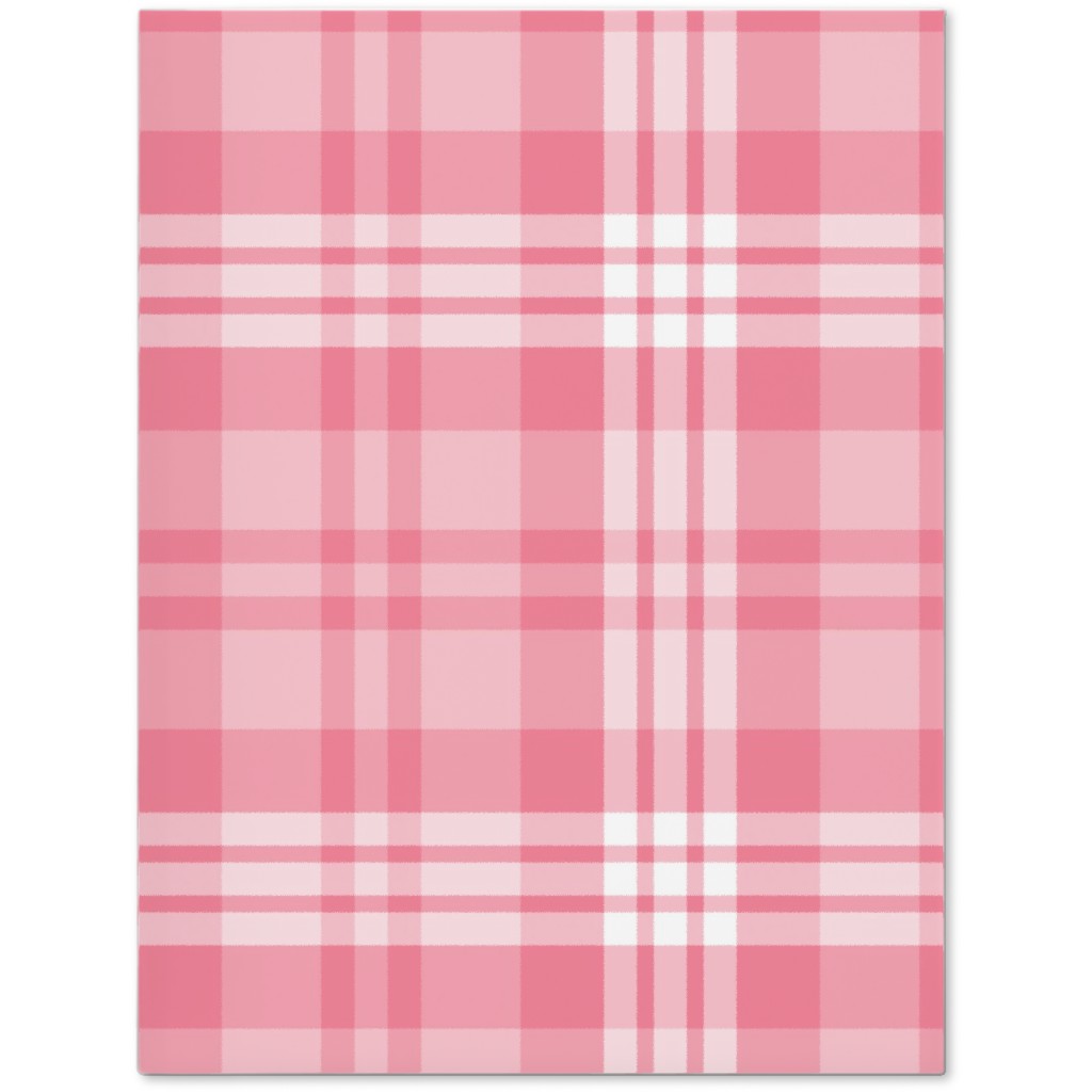 Plaid Pattern Journal, Pink, Penelope