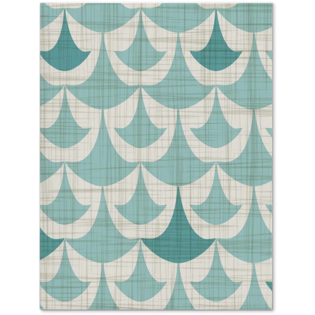Rhapsody - Beige and Teal Journal, Green