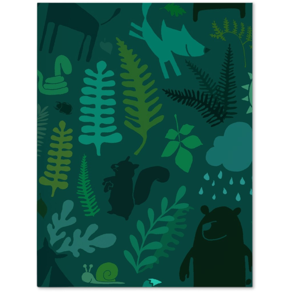 Pnw Forest - Emerald Green Journal, Green, Classic Green