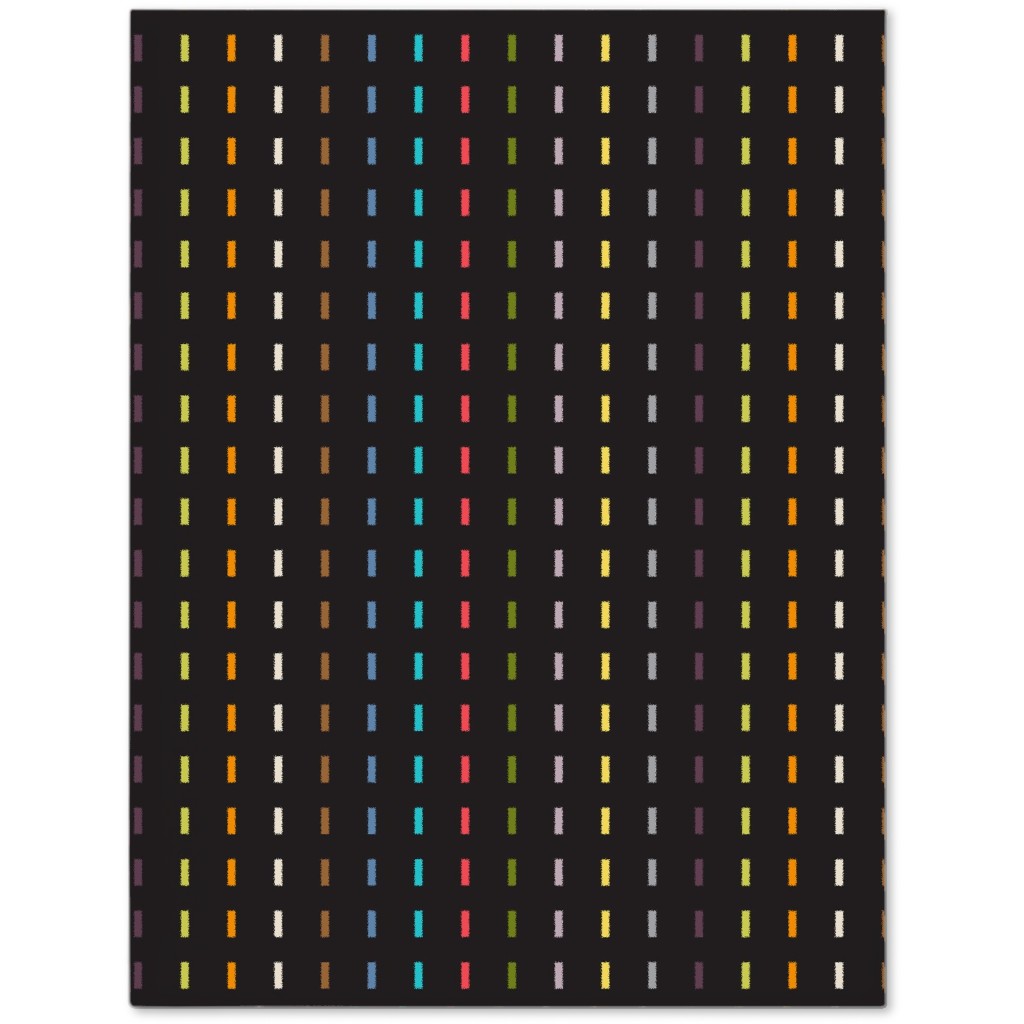 Soda Nation Stripes - Dark Multi Journal, Black, Black