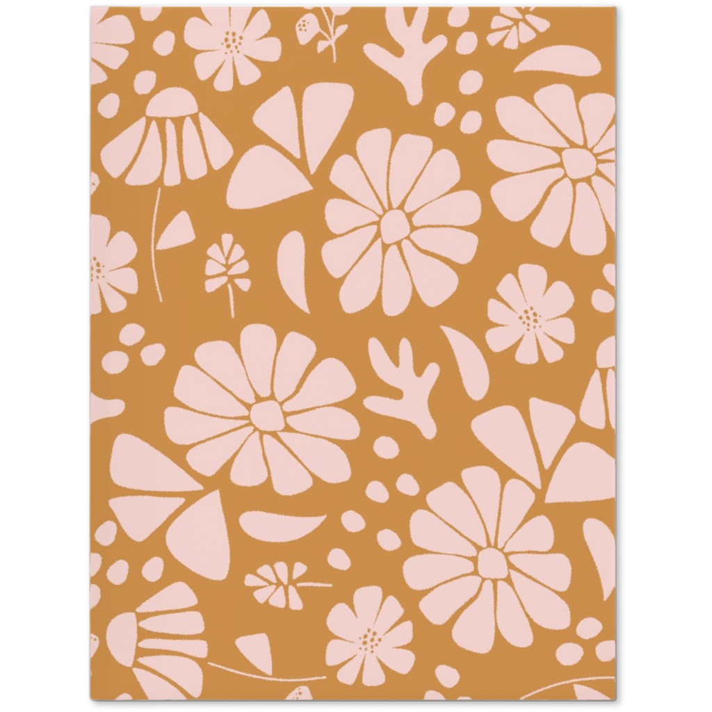 Jungle Floral - Orange and Pink Journal, Orange