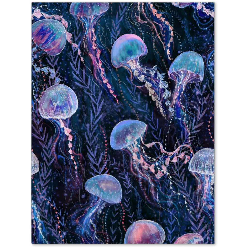 Magic Jellyfish Watercolor Journal, Blue