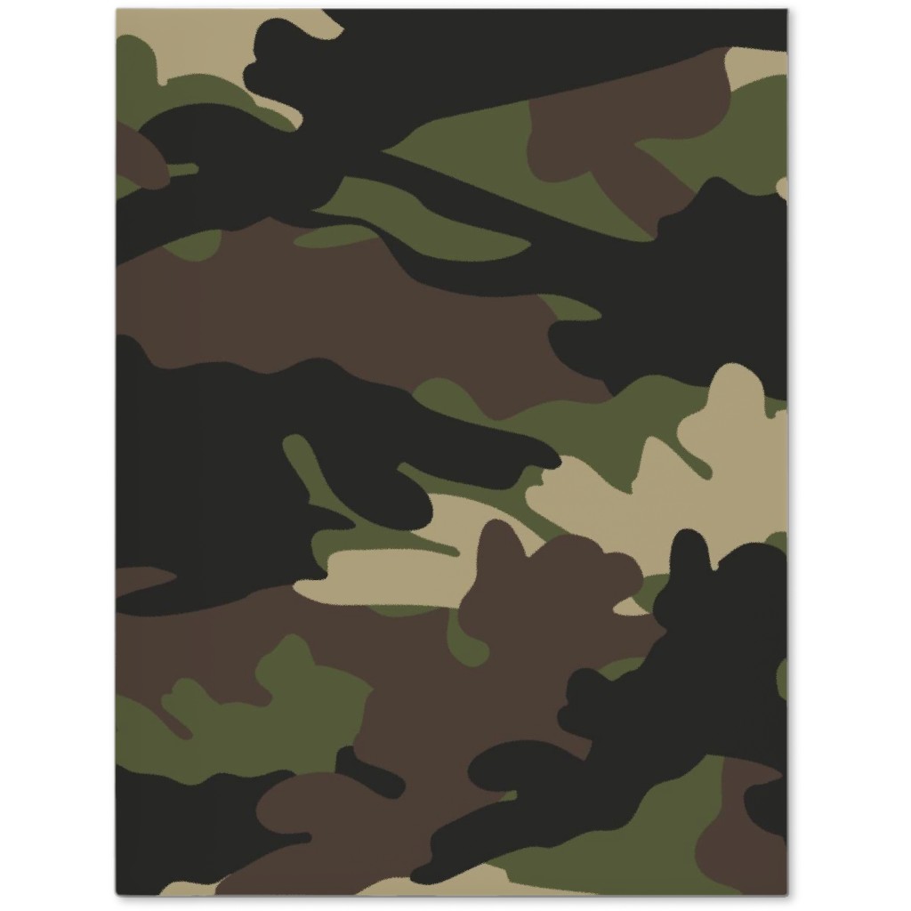 Ducks, Trucks, and Eight Point Bucks - Camo Journal, Green, Classic Green