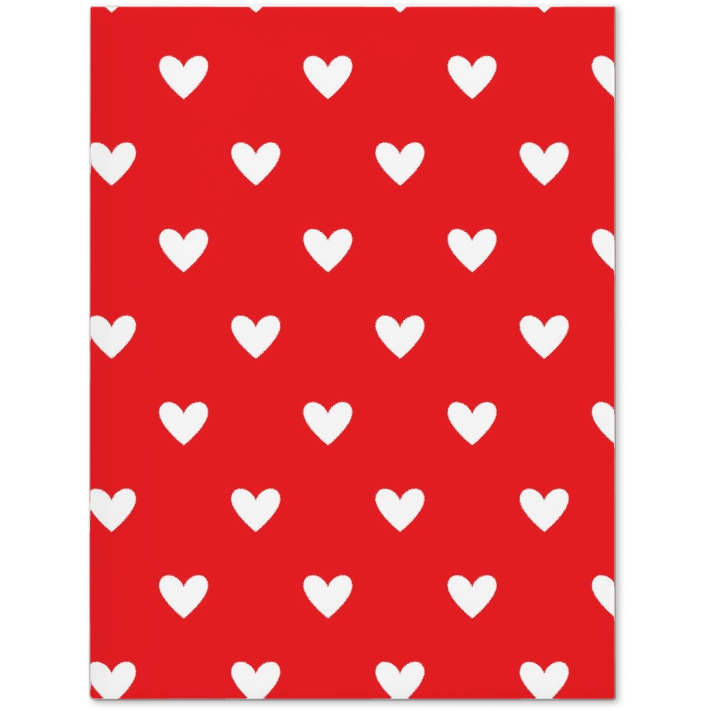 Love Hearts - Red Journal, Red