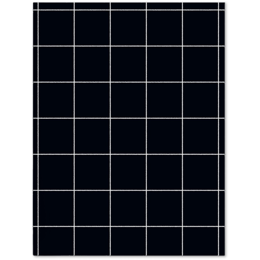 Grid - Black Ad White Journal, Black