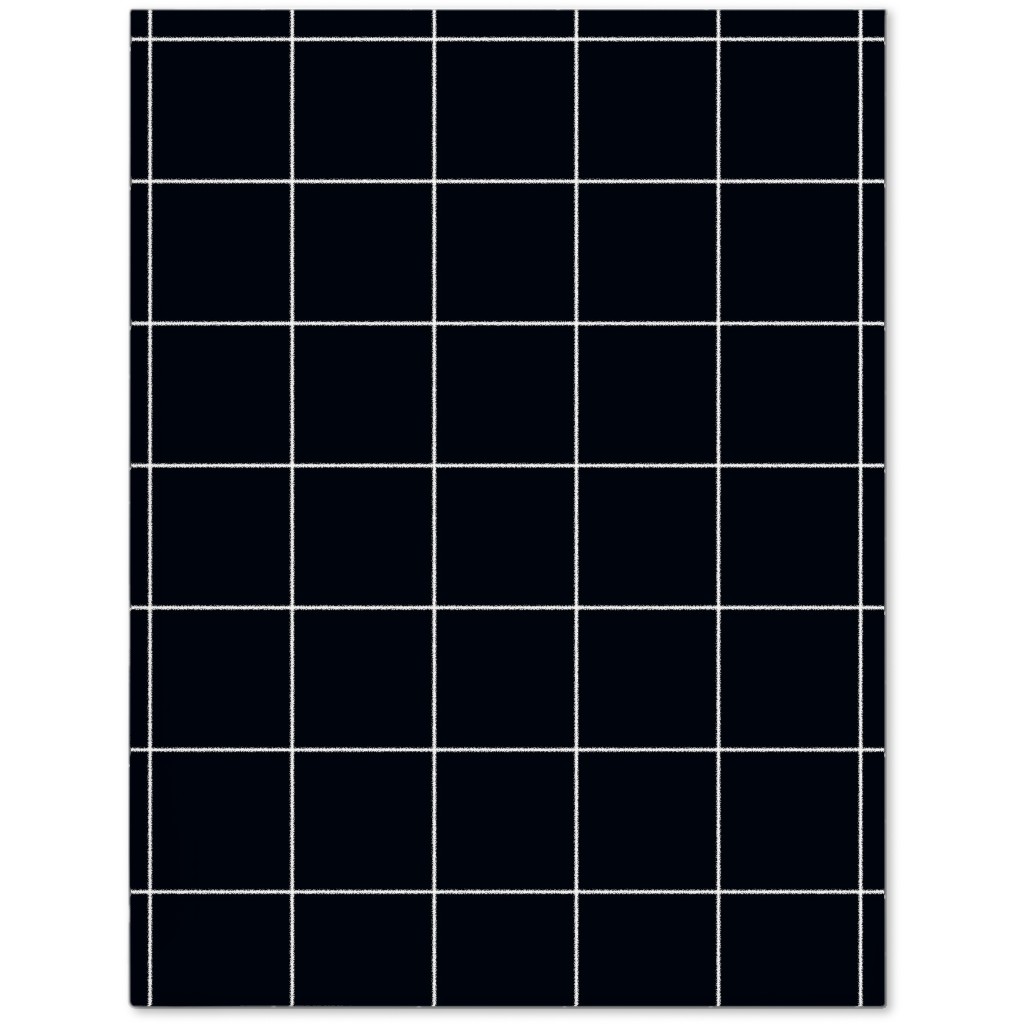 Grid - Black Ad White Journal, Black, Black