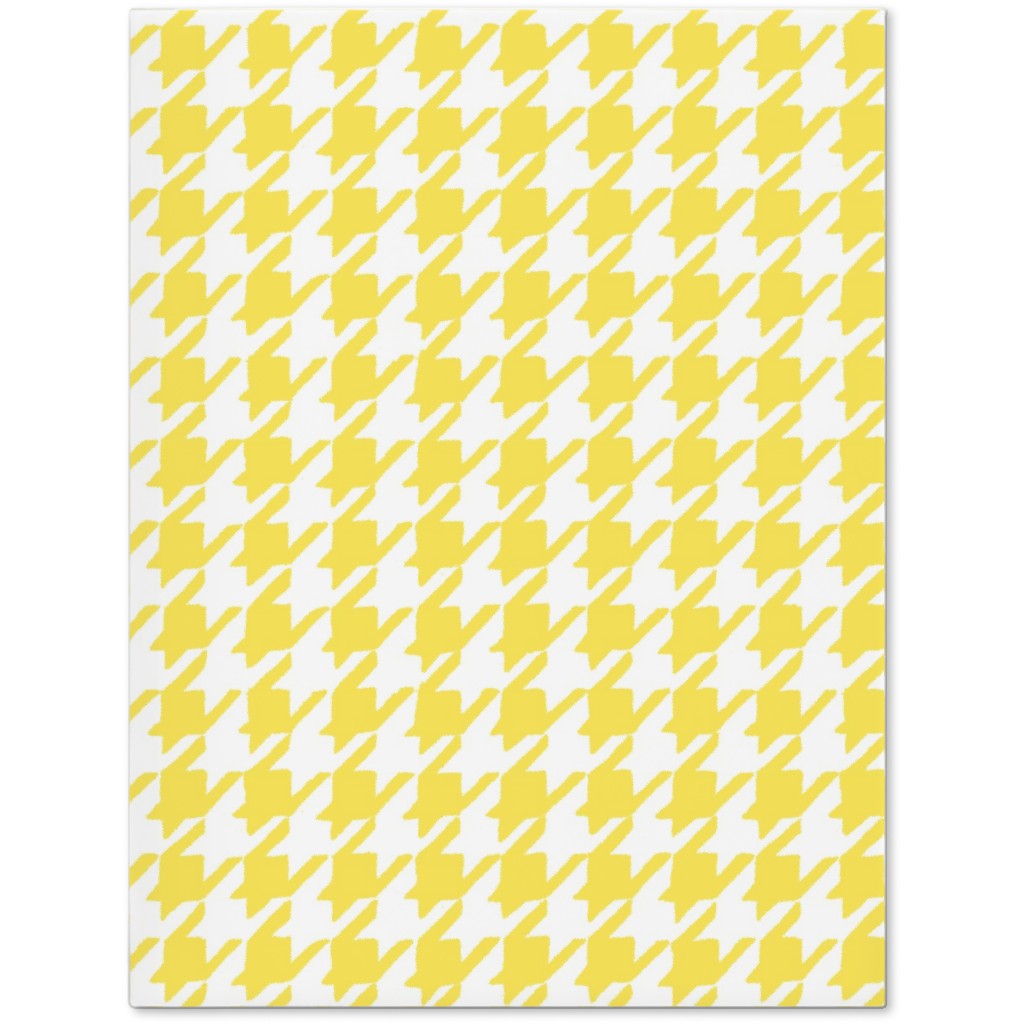 Happy Houndstooth Journal, Yellow