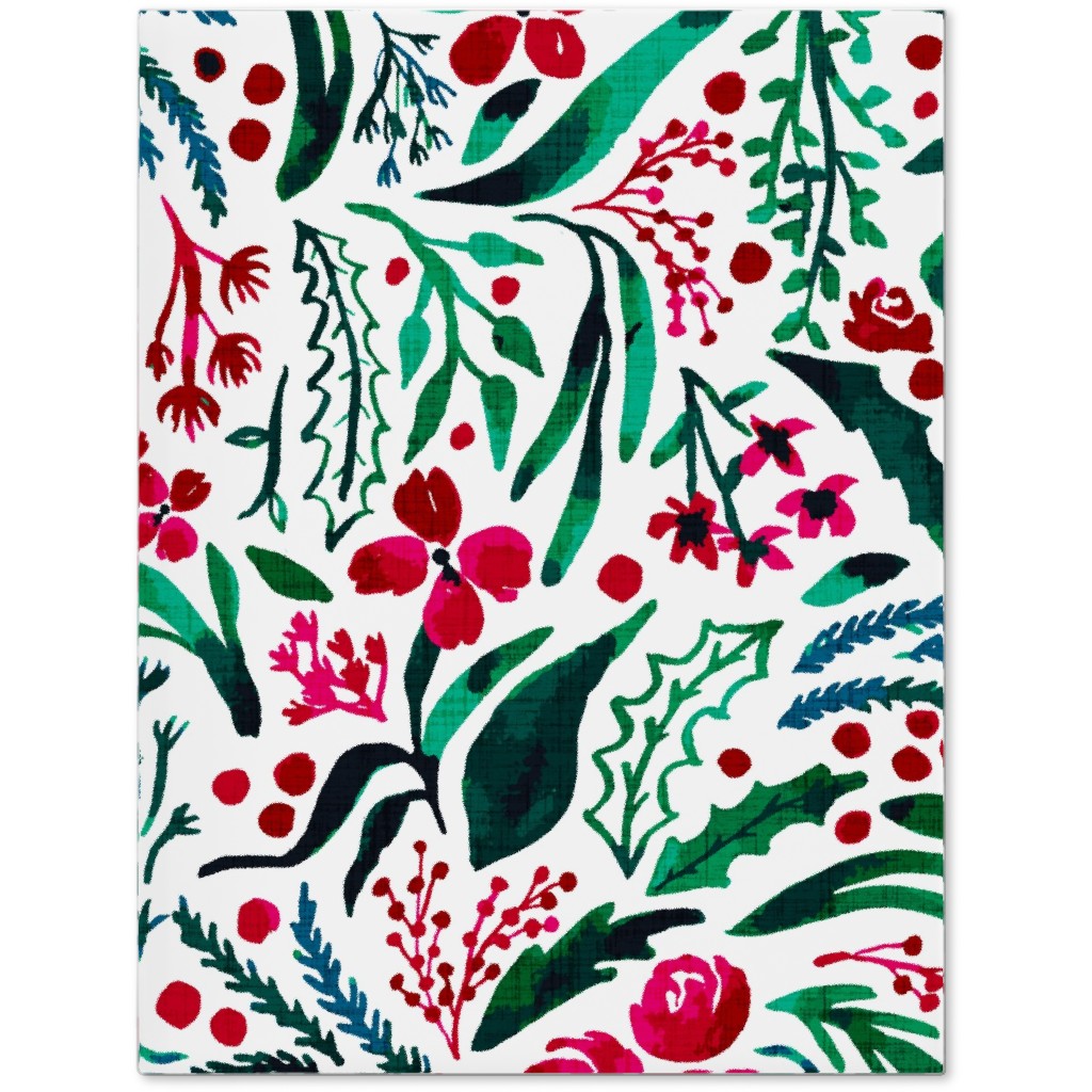 Noel Collection - Loose Floral Journal, Multicolor