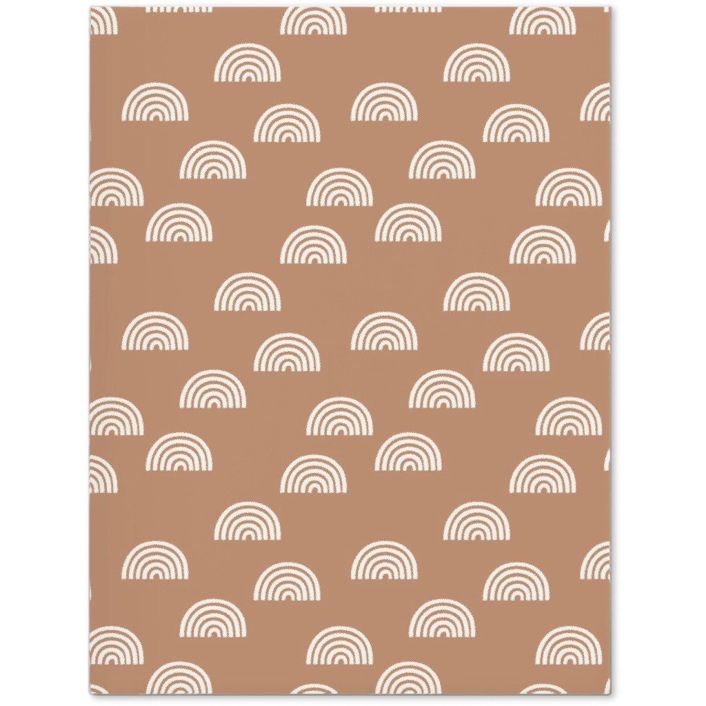 Scattered Rainbows Journal, Orange, Tan