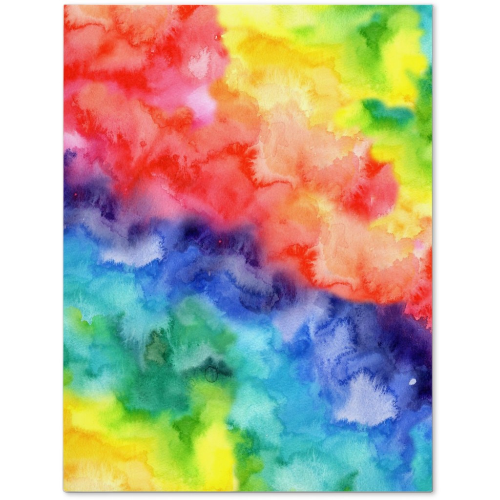 Rainbow Watercolor Wash Journal, Multicolor