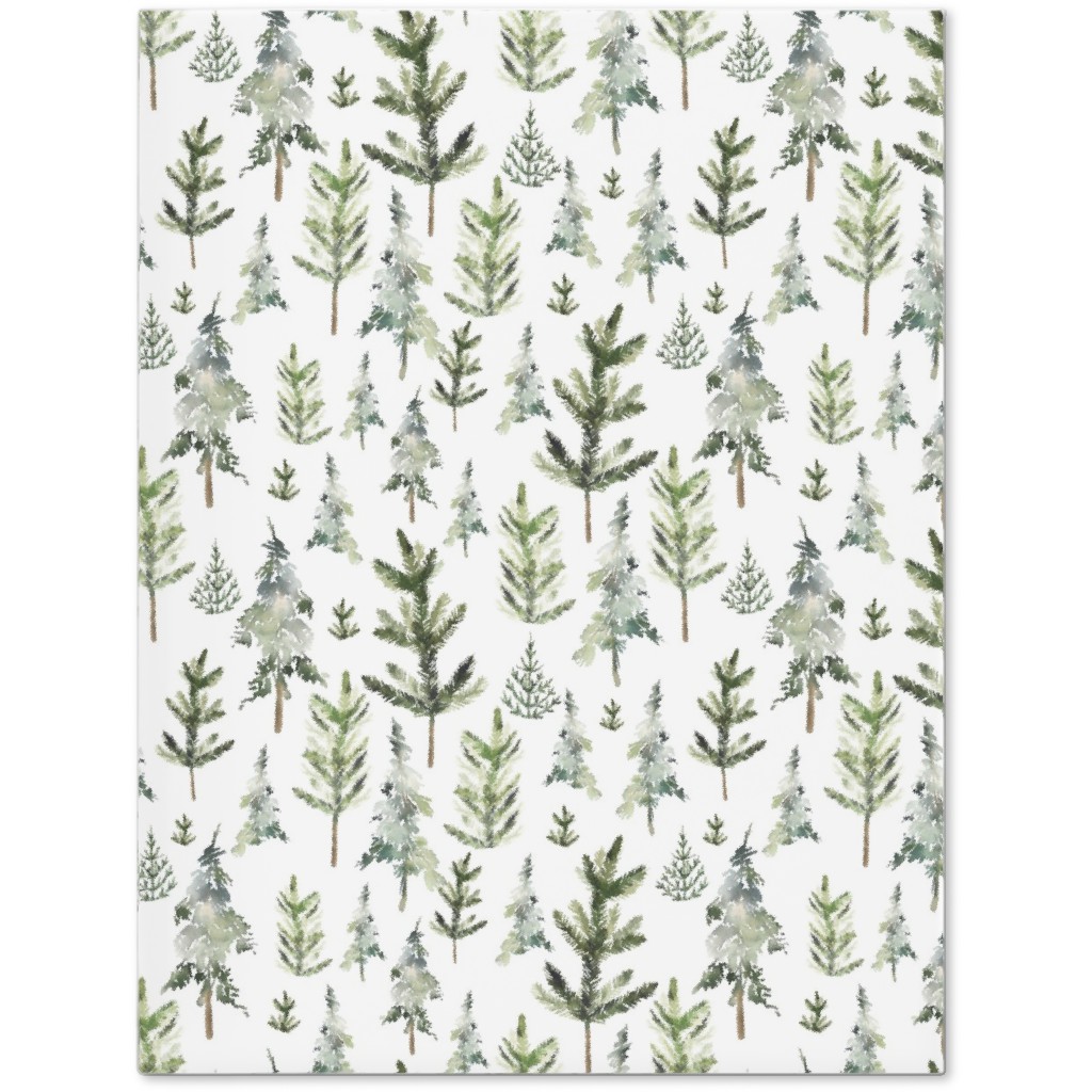 Winter Landscape Journal, Green, Classic Green