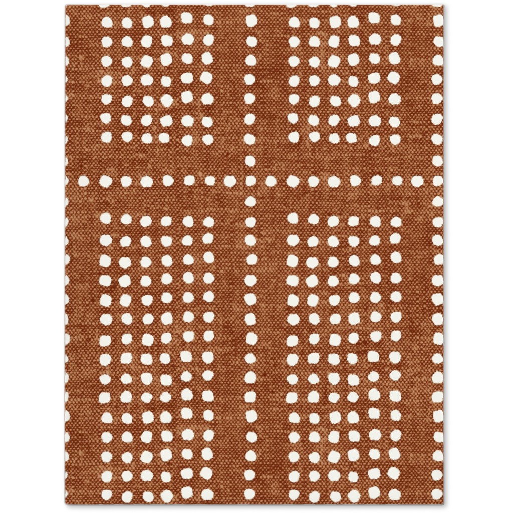 Dotty Boho Geometric - Ginger Journal, Orange