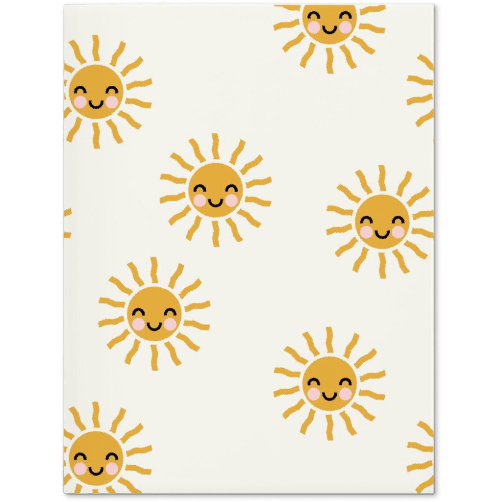 Cute Sunshine - Yellow Journal, Yellow