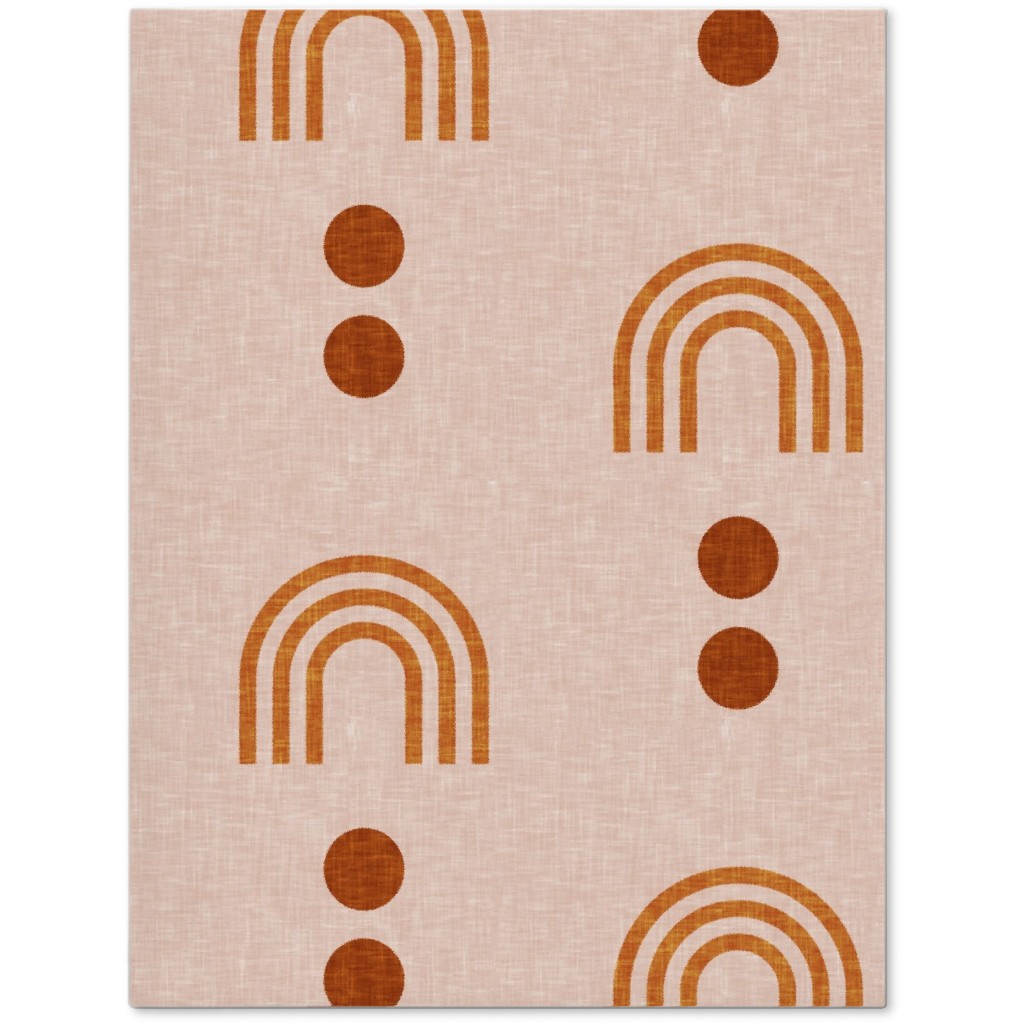 Aria Geometric Rainbow Journal, Pink, Wheat