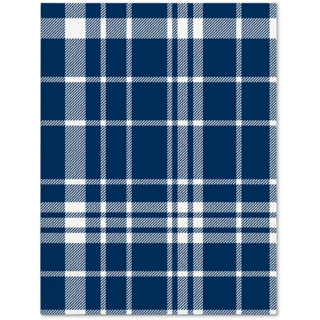 Tartan Check Journal, Blue, Imperial
