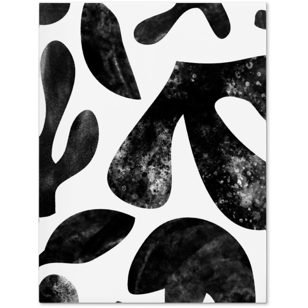 Flower Cutouts - Light Journal, Black, Black
